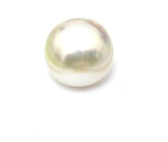 White 9.6mm Button Pearl